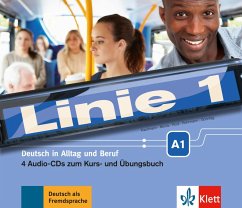 Linie 1 - 4 Audio-CDs zum Kurs- und Übungsbuch A1 / Linie 1 von Klett Sprachen; Klett Sprachen Gmbh